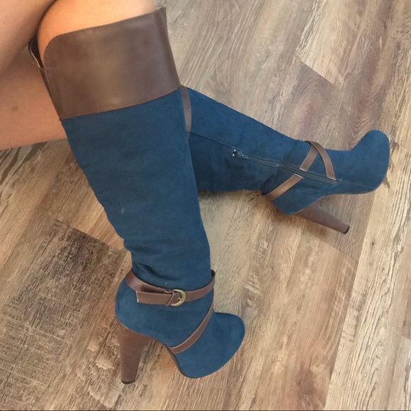 Green and brown boots - Picture 8 of 13